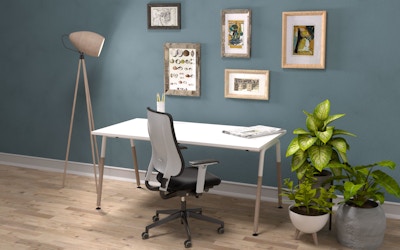 Homeoffice Ausstattung Einrichtung Tisch Stuhl Neudoerfler