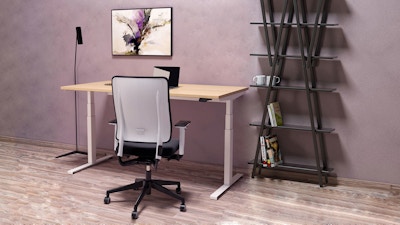 Homeoffice paket move arbeitstisch tischplatte eiche drehstuhl neudoerfler